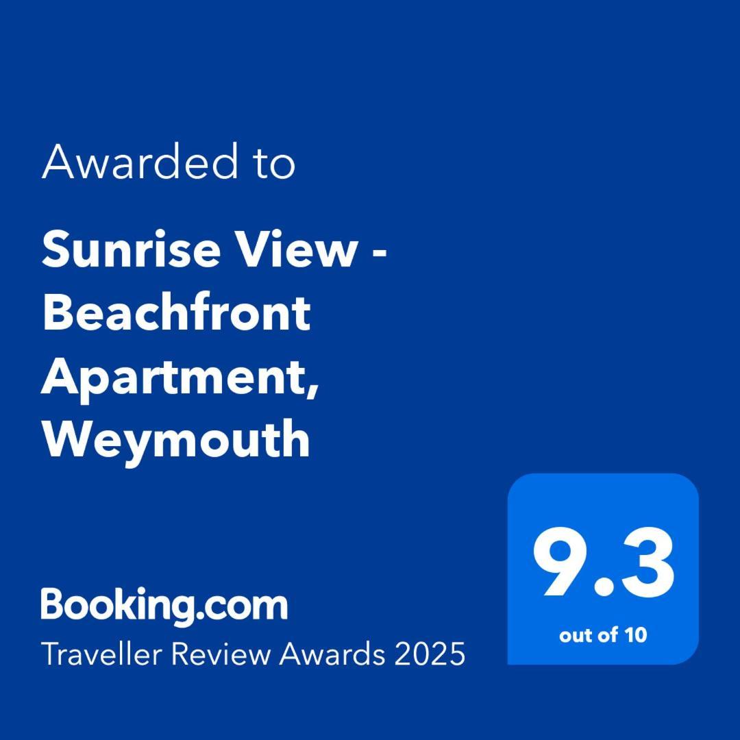 Sunrise View - Beachfront Apartment, Weymouth Buitenkant foto